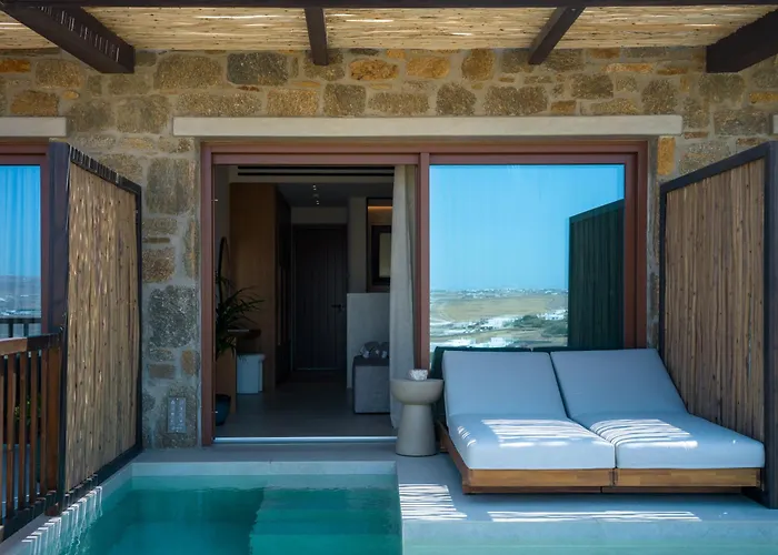 Petrablu Mykonos 아파트 프텔리아