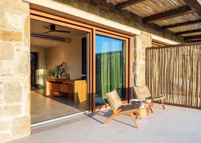 아파트 Petrablu Mykonos 프텔리아